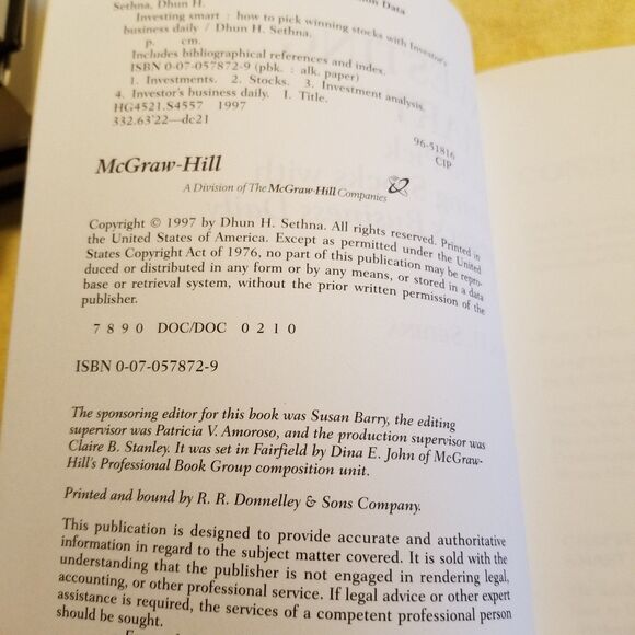 Investing Smart paperback book - Picture 4 of 4